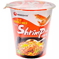 Локшина з гострою креветкою Сеутанмен у боулі Nongshim 67г