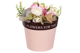 Коробка картонна під квіти 12,3 см*9,3см*10,5 см