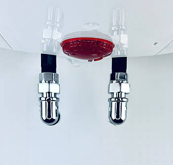 Набір для бойлера водонагрівача з запобіжним клапаном  MAXI A3 хромований кутовий Boiler Series