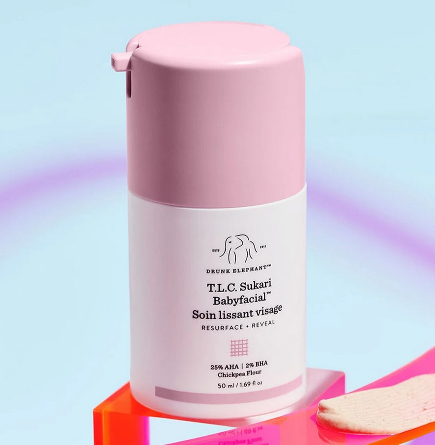 Drunk Elephant T.L.C. Sukari Babyfacial™ – Пілінг з AHA/BHA для шкіри 50 мл
