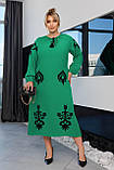Сукня міді з вишивкою, фото 6