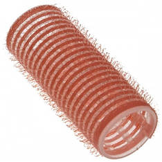 Бігуді Sibel на липучці рожеві 24мм 12шт