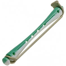 Коклюшки довгі Sibel біло-зелені,12 шт. в упаковці