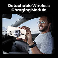 Магнітний тримач для телефона з зарядкою в машину UGREEN CD380 Magnetic Wireless Car Charger for Tesla (сірий), фото 4