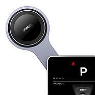 Магнітний тримач для телефона з зарядкою в машину UGREEN CD380 Magnetic Wireless Car Charger for Tesla (сірий), фото 3