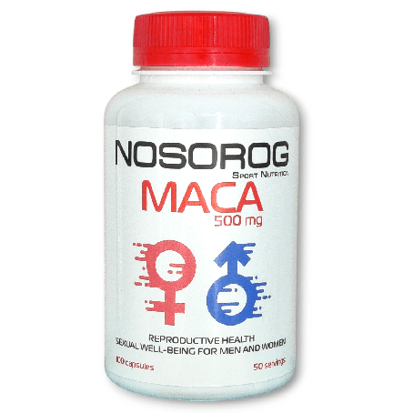 Екстракт маку в капсулах Nosorog Maca 100 caps, фото 1