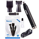 Тример для носа, бороди та вух + 3 насадки, GM 3161 / Бездротовий тример для бороди / Тример для вух, фото 10