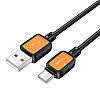 Кабель із швидкою зарядкою USB to Type-C HOCO X108 Benefit |1м, 3А| Чорний, фото 3