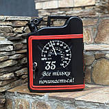 Каністра бар 10 л у чорному кольорі, оригінальний подарунок чоловікові, хлопцю, фото 9