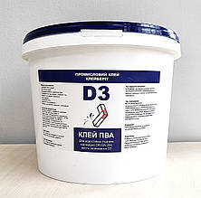 Клей для дерева водостійкий столярний ПВА D3, 10 кг (Німеччина)