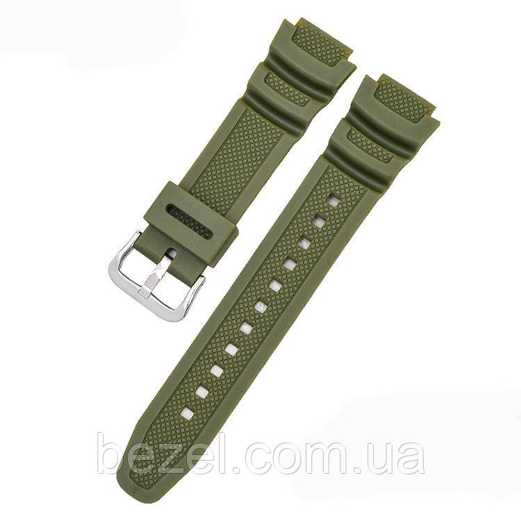 Ремінець для годинника AE-1200WH, AE-1000W, 1300WH, W-216H, F-108WH, SGW500, SGW-300H, SGW-400H, AE-2000W, фото 1