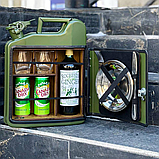 Каністра бар 10 л у зеленому кольорі, на подарунок, фото 3
