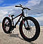 Стильний алюмінієвий велосипед Fat Bike 26"×4.0, рама 17", S800 Hammer Extrime, чорно-червоний, фото 4