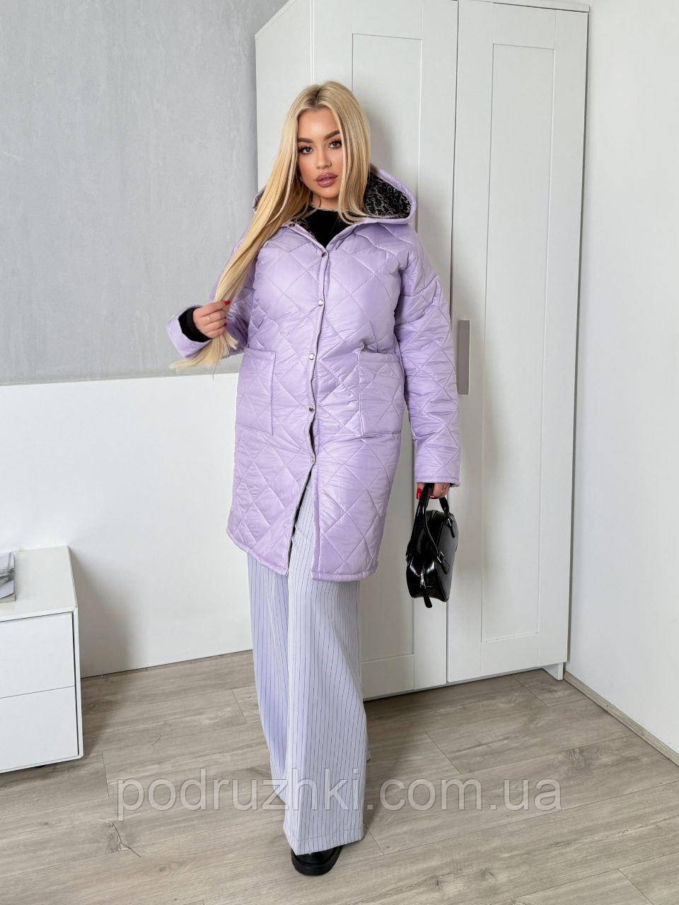 Стильна жіноча куртка пальто Розмір 48-50, 52-54, 56-58, 60-62, 64-66, фото 1