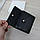 Жіночий шкіряний гаманець портмоне на магниті чорний натуральна шкіра, фото 5