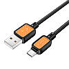 Кабель MicroUSB HOCO X108 1м Чорний, фото 3