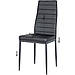 Стілець в кухню Doros Зіта 42х54х96 см Чорний (DRS-011419), фото 2