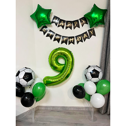 Фотозона з кульок Футбольний стиль (17 кульок), фото 1