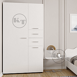 Шафа для спальні зі штангою та полицями Компаніт 19