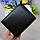 Чоловічий шкіряний гаманець портмоне на магниті чорний натуральна шкіра, фото 2