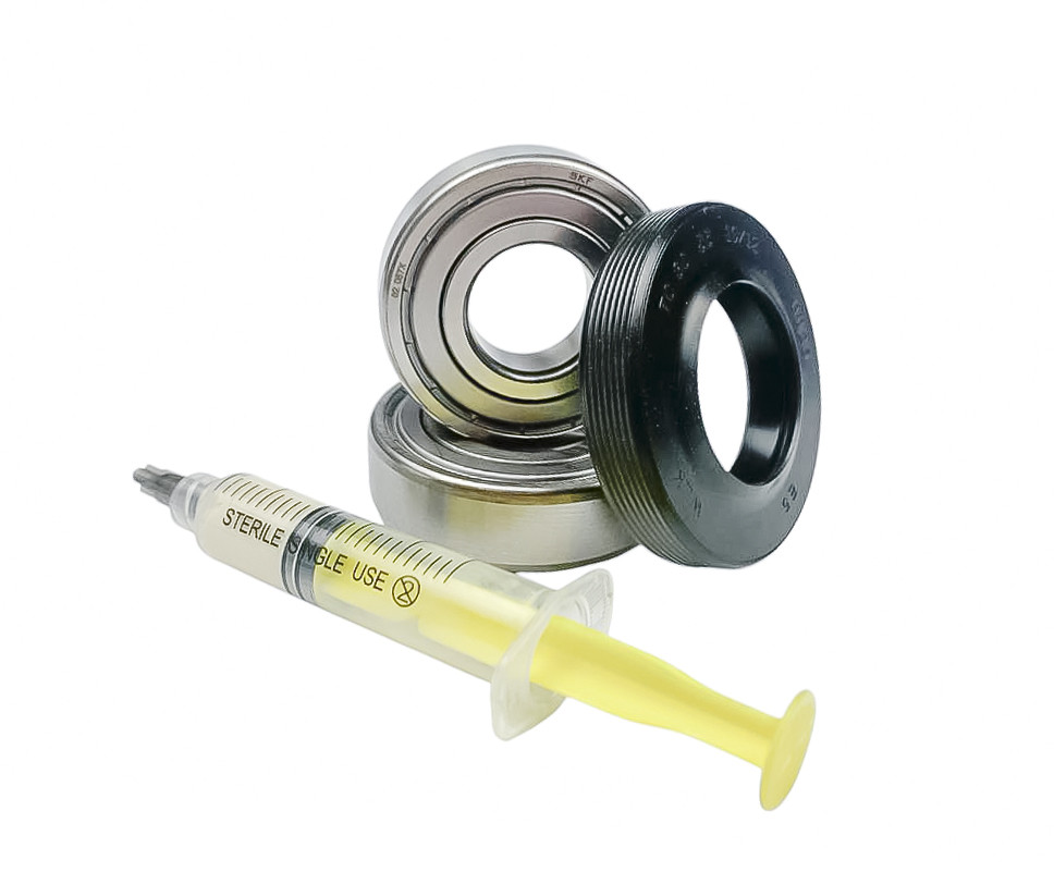 Підшипники пральної машини Beko, Zerowatt, Altus SKF 6204, SKF 6205 і сальник 30*55*10/12, фото 1