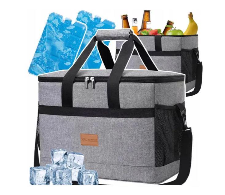 Термосумка Trizand 40 л сумка холодильни 47 x 28,5 x 30 см + 2 аккумулятор холода 23843