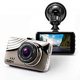 Відеореєстратор автомобільний DVR T671 (1 камера) 1080P екран 3 дюйми, фото 3