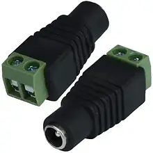 Гніздо живлення DC TCOM, 2.1/5.5мм, з клемною колодкою (під гвинт)