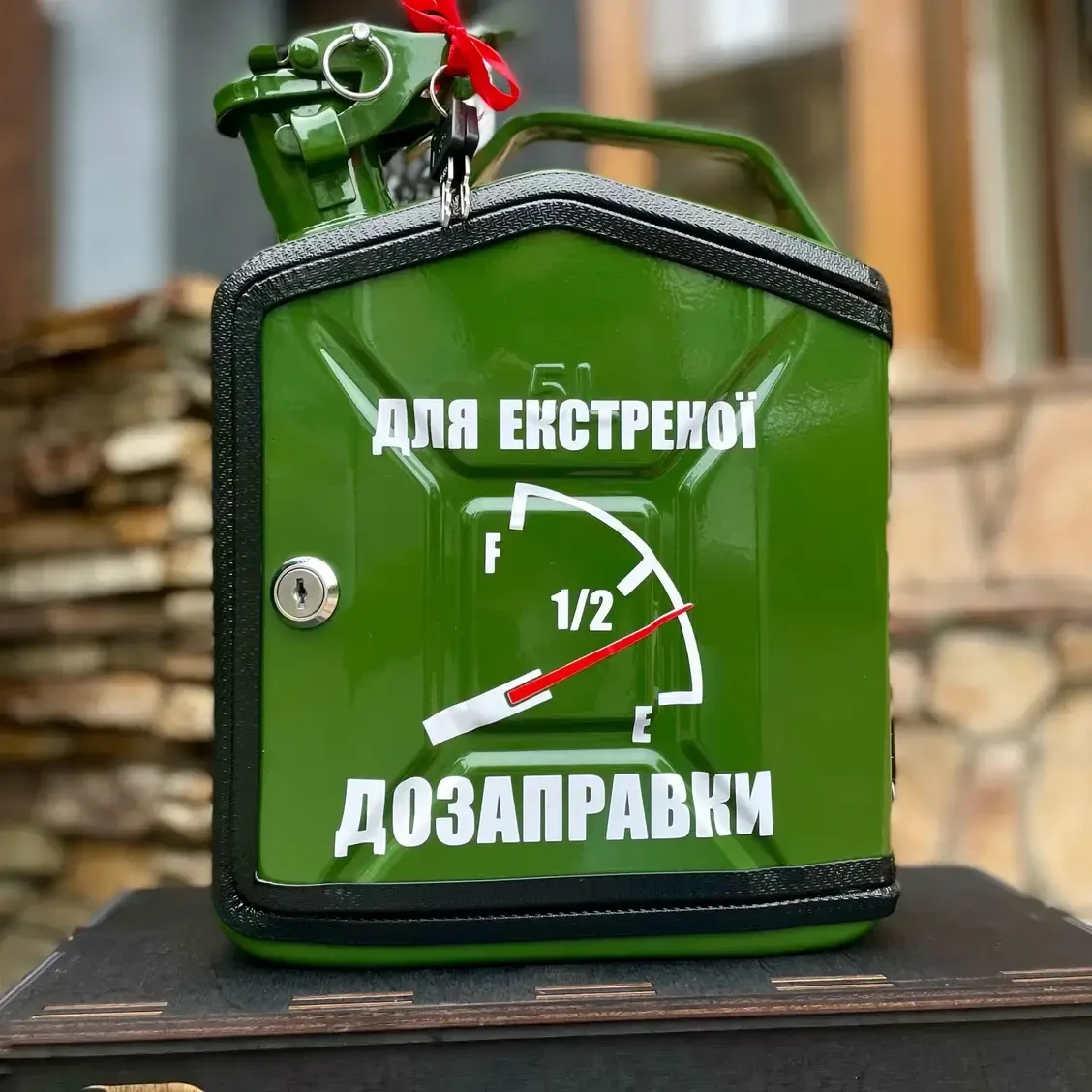 Каністра бар зелена 5 л, міні-бар, кращий подарунок чоловікові, другові, тату, шефу, побратиму, фото 1