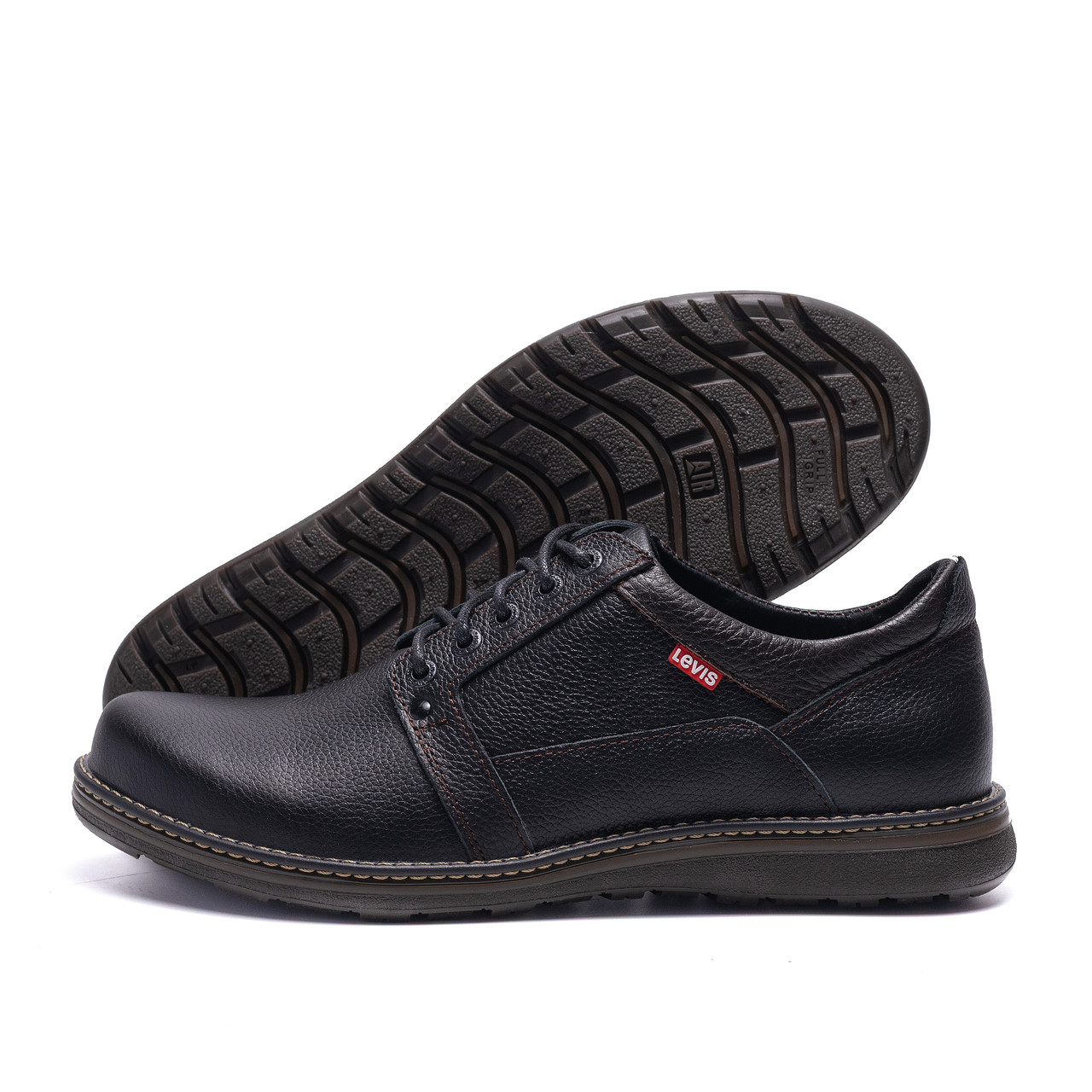 Чоловічі шкіряні туфлі LV Black
