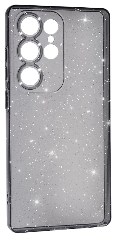 Чохол силіконовий Clear Shine на Samsung Galaxy S25 Ultra / чорний