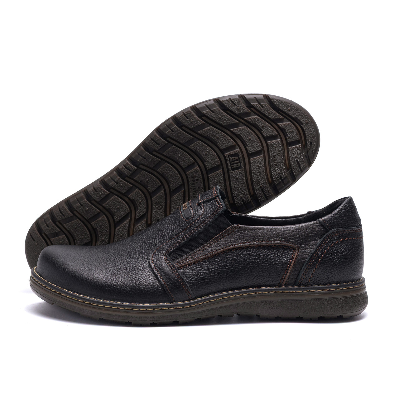 Чоловічі шкіряні туфлі  LV Black