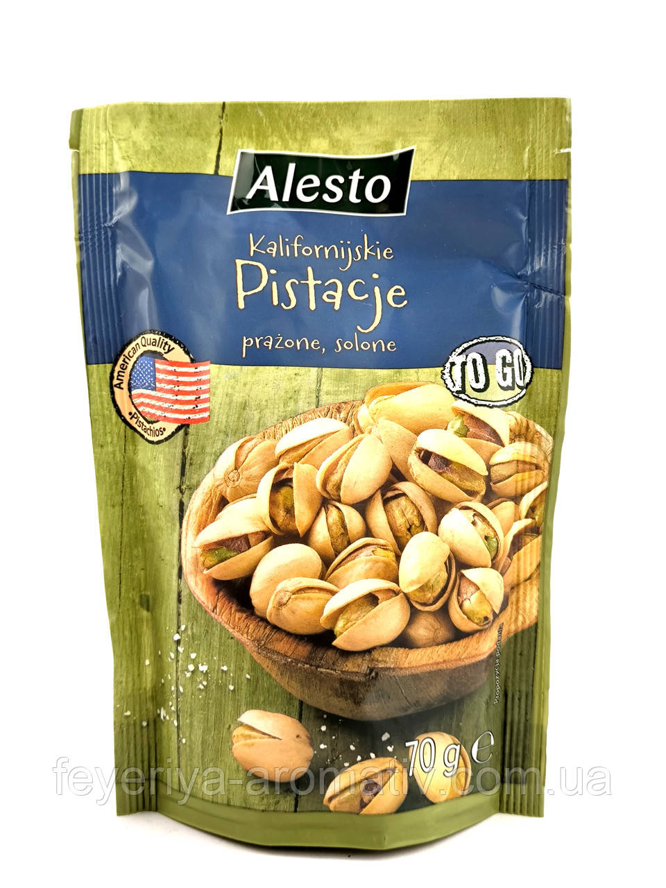 Фісташки солоні Alesto Kalifornijskie Pistacje 70 г