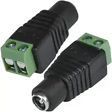 Гніздо живлення TCOM, 2.5/5.5мм, з клемною колодкою (під гвинт)