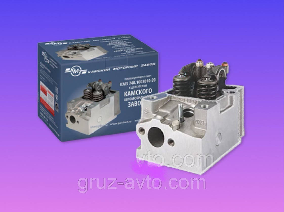 Головка блока циліндрів Камаз у складанні пр-ва КМЗ