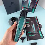 Машинка для стриження волосся з потужним мотором XPRO VGR V-992 з насадками 1-2-3 мм, фото 7