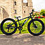 Стильний алюмінієвий велосипед Fat Bike 26"×4.0, рама 17", S800 Hammer Extrime, чорно-зелений, фото 6