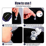 Надувна багатофункціональна подушка для сексу Urnight з отвором для фалоімітатора, фото 6