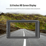 Відеореєстратор автомобфльний DVR T666Y (2 камери) HD 1080P, фото 6