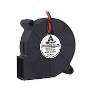 Кулер-равлик GDSTIME GDB5015 12V 0.12A 4500rpm для 3D-принтера і ЧПК, безщітковий, турбінного типу, XH2.54-2pin