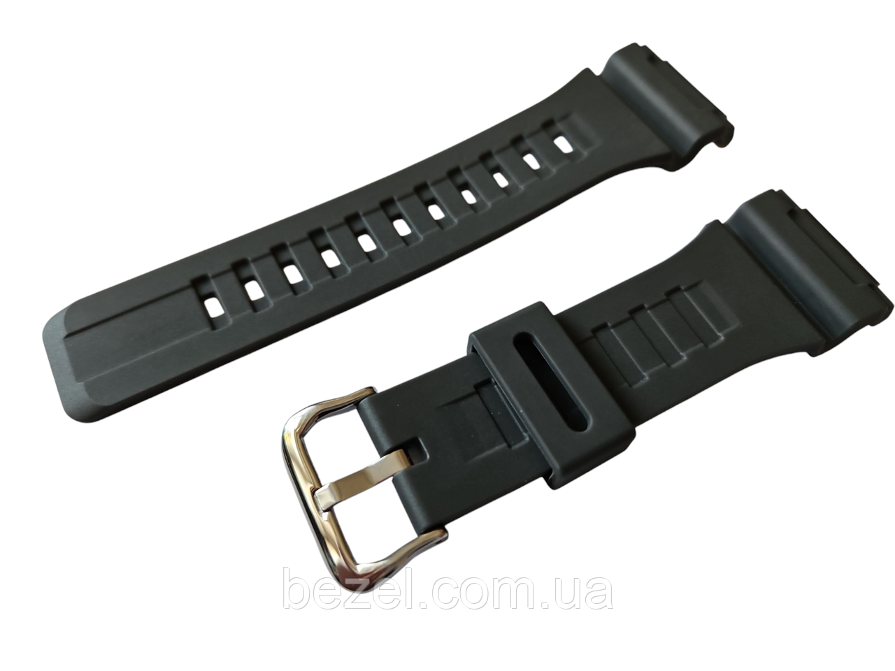 Ремінець для Casio AQ-S810W-8A, W-735H-8A, TRT-110H-8A  [ СІРИЙ ], фото 1