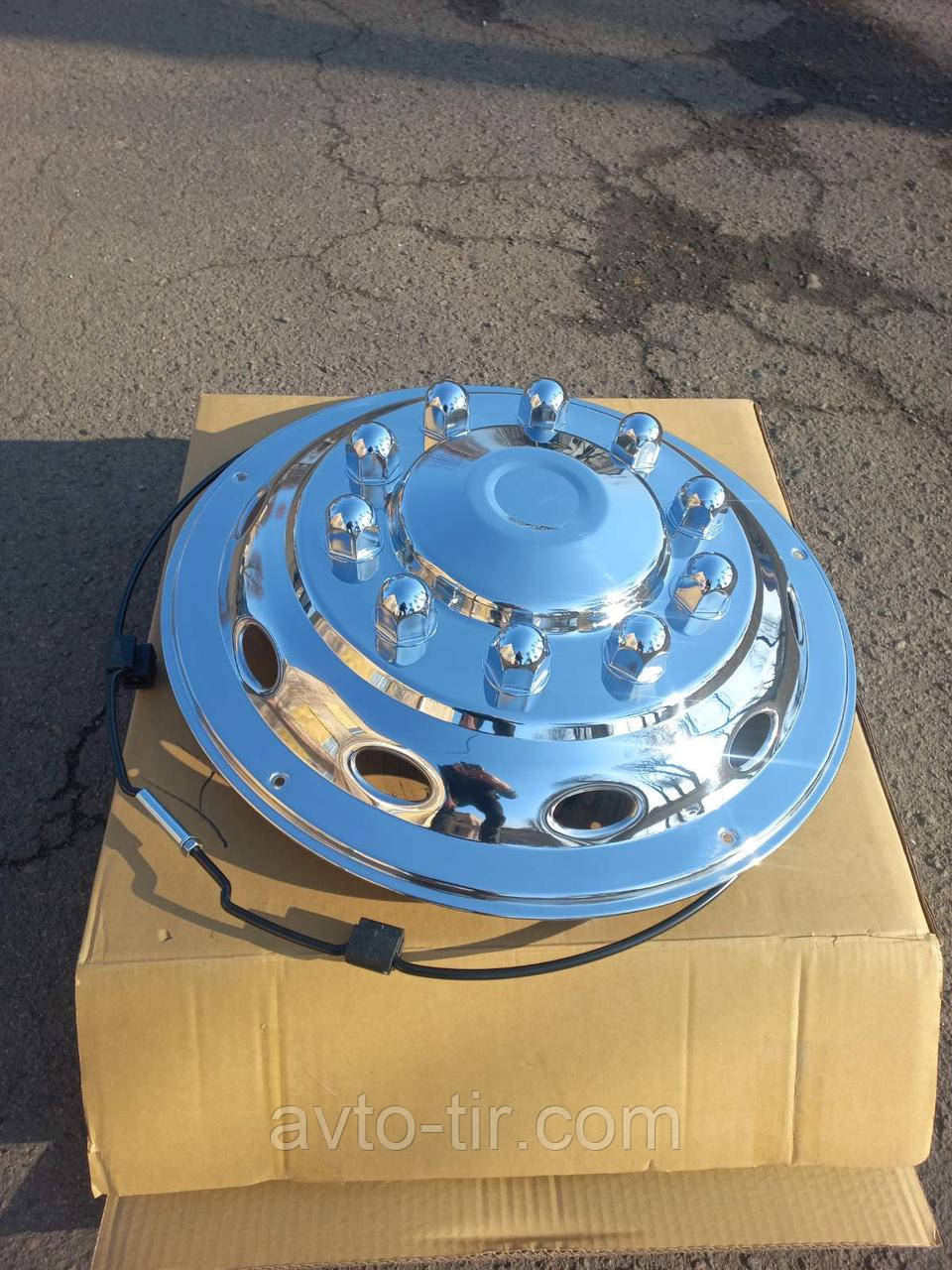Ковпак передній R22,5  (нержавійка) TIR , Автобус Ковпак передній 22,5 Автобус, фото 1