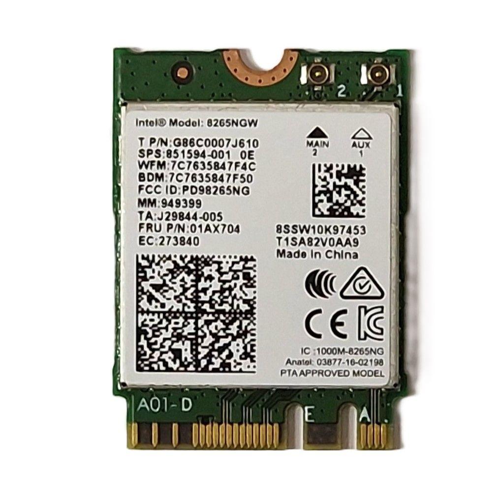 Wi-Fi адаптер (модуль)+BT M.2 Intel Model: 8265NGW (01AX704) 802.11 b,g,n, / Mbps 5GHz (HP/Lenovo) | Б/В