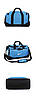 Спортивна сумка Nike блакитна з білим логотипом, фото 6