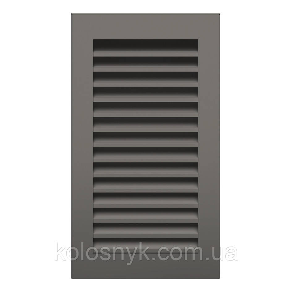Вентиляційна решітка для каміна SAVEN Hide Vertical 30x17 графітова