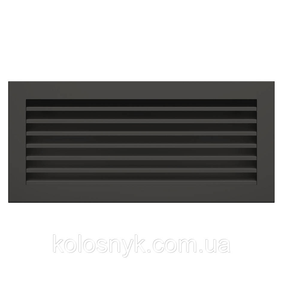 Вентиляційна решітка для каміна SAVEN Hide 17x37 чорна