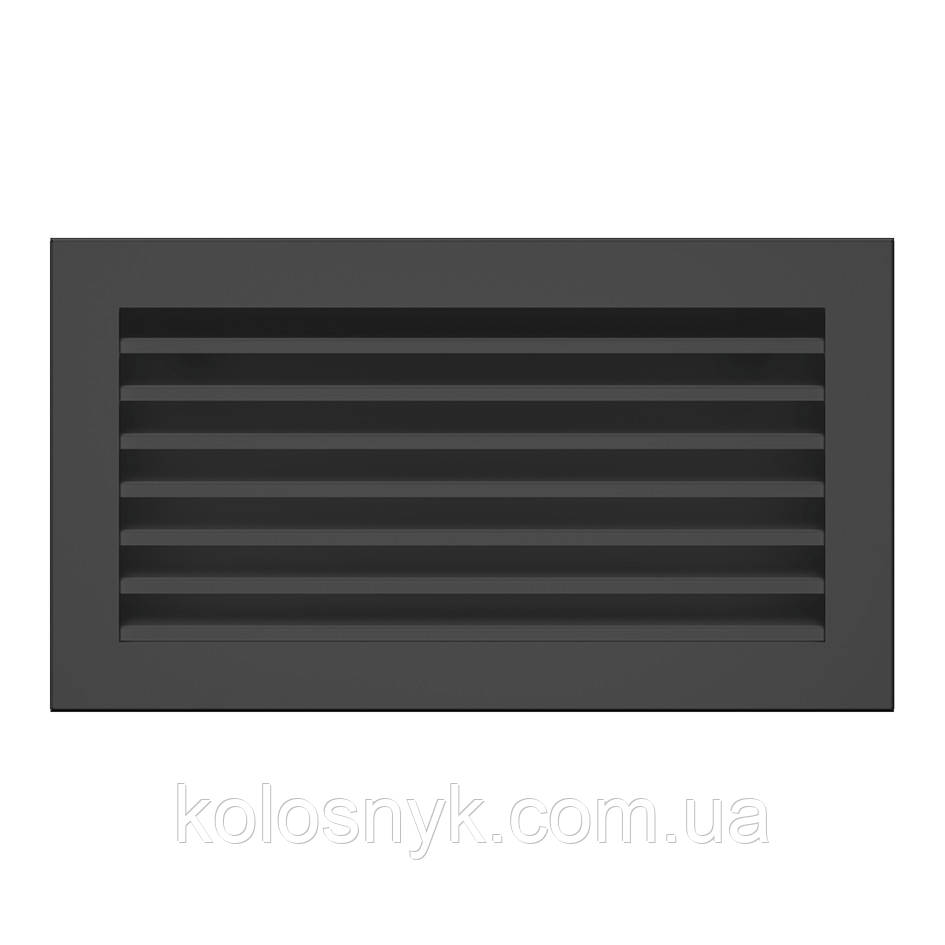 Вентиляційна решітка для каміна SAVEN Hide 17x30 чорна
