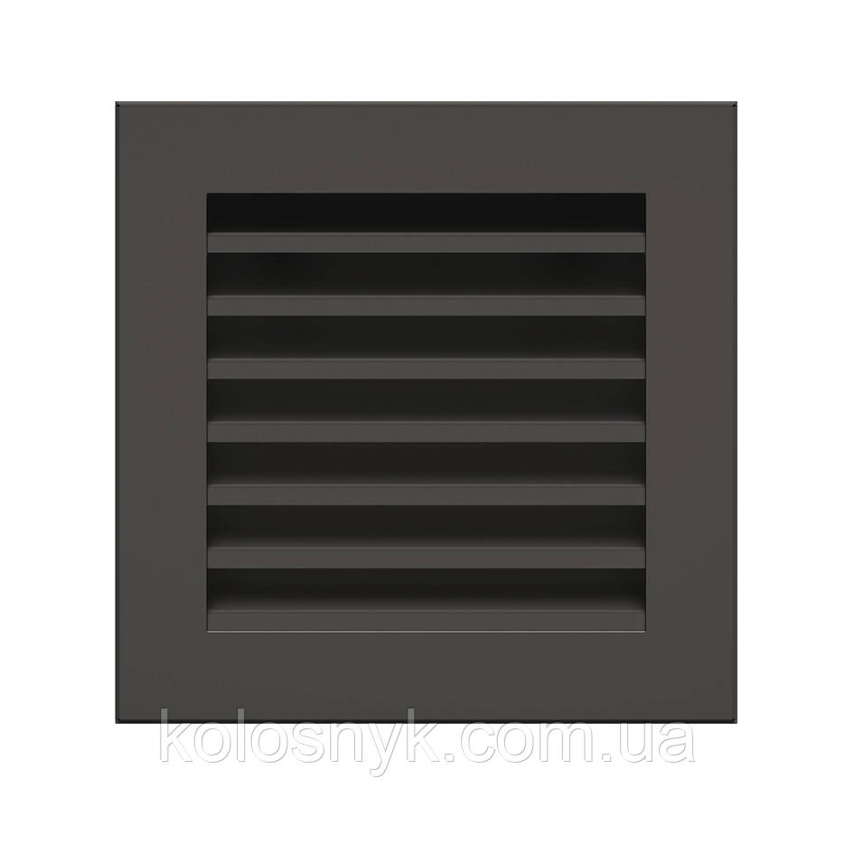 Вентиляційна решітка для каміна SAVEN Hide 17x17 чорна