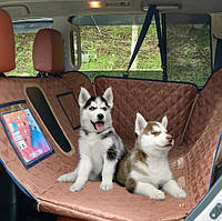 Автогамак для перевезення собак Basics Color Коричневий