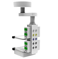 Анестезіологічна рухома консоль з двома полицями Uzumcu 6040.80